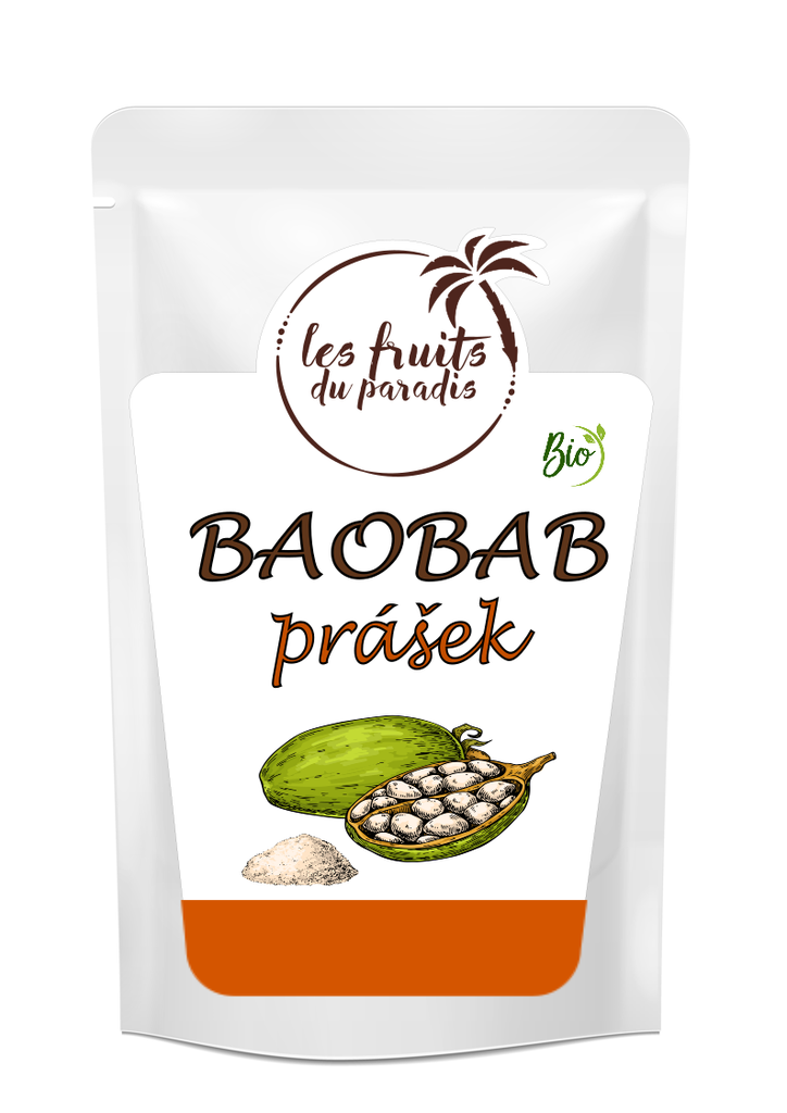 Baobab prášok Bio 500 g LES FRUITS DU PARADIS