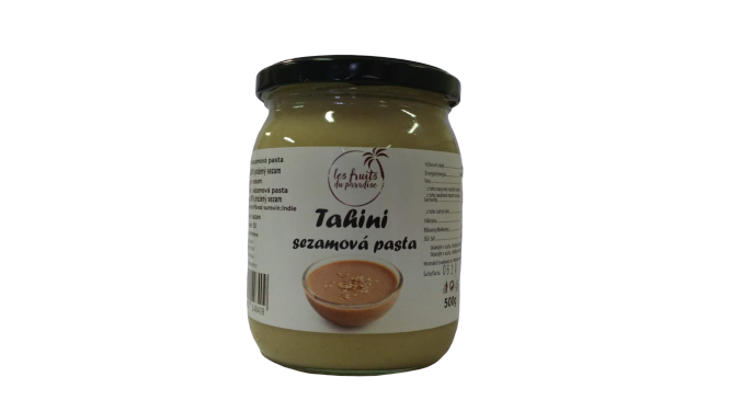 Sezamová pasta tahini 500 g LES FRUITS DU PARADIS