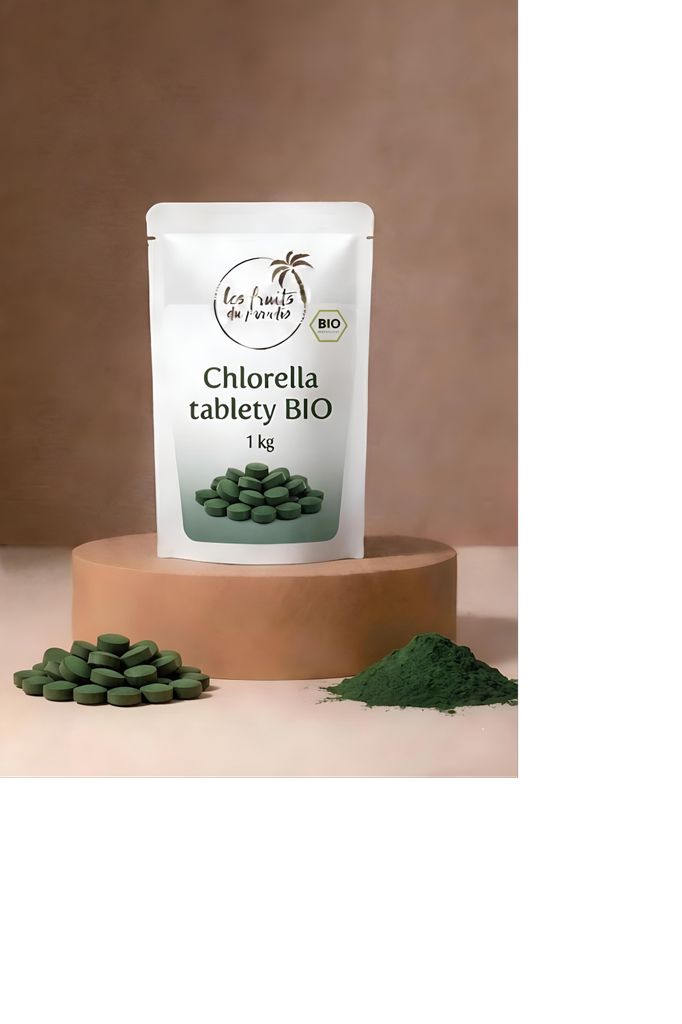 Chlorella tablety 500 mg BIO 250 g LES FRUITS DU PARADIS
