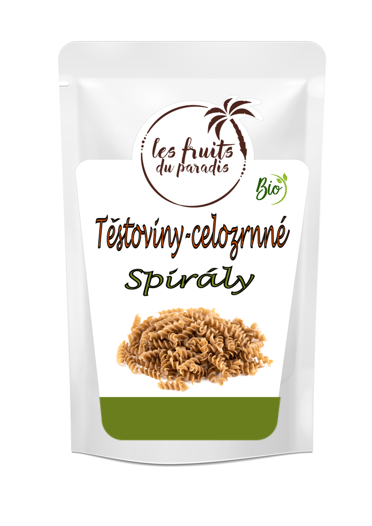 Cestoviny Fusilli celozrnné BIO 1 kg LES FRUITS DU PARADIS