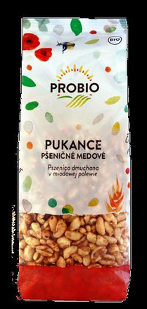 Medové pšeničné pukance BIO 100 g PROBIO