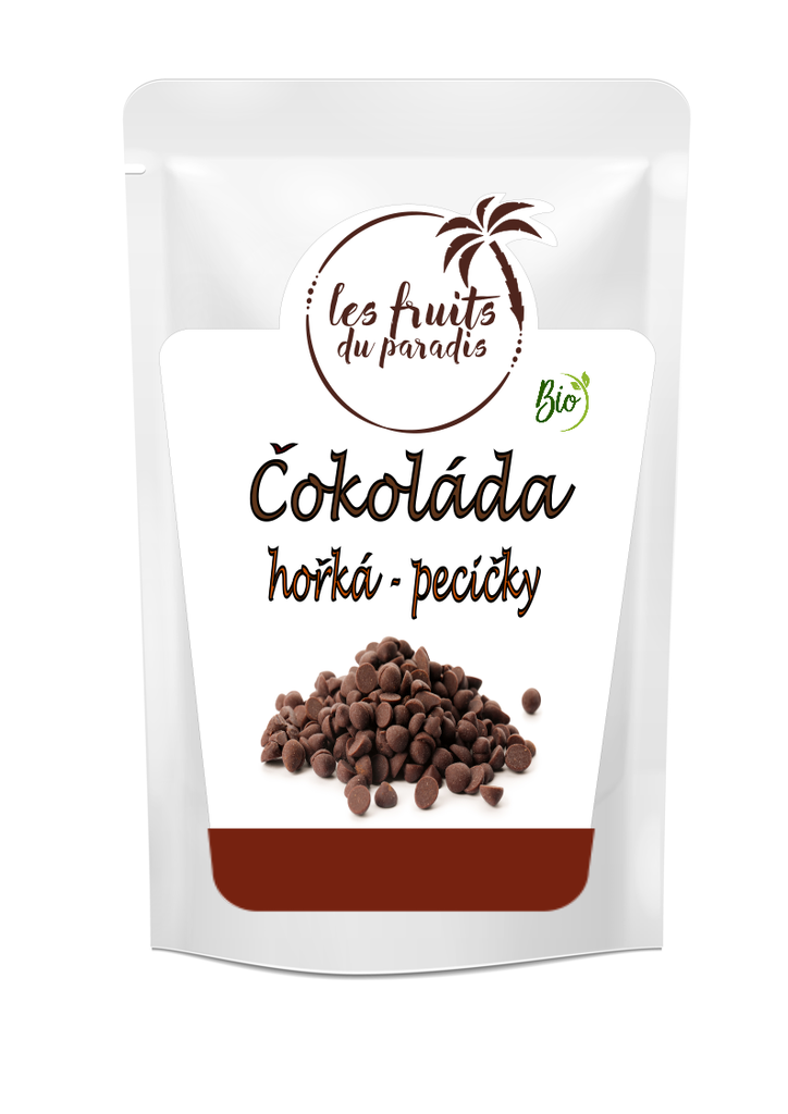 Horká čokoláda - dropsy Bio 500 g LES FRUITS DU PARADIS