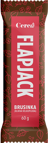 Flapjack brusnica bez lepku 60 g CEREA