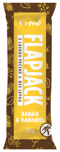 Flapjack banán & karamel bezlepkový 60 g CEREA