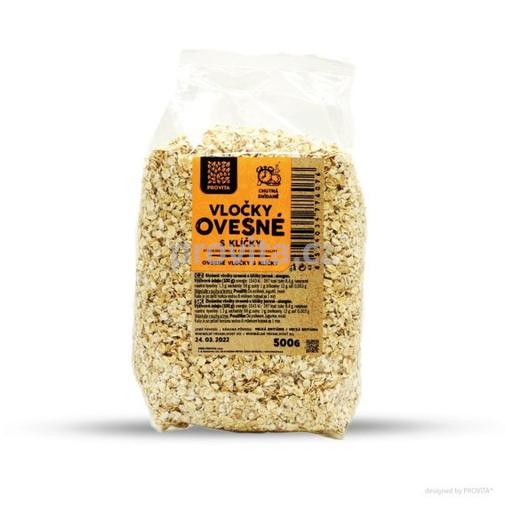 Ovsené vločky s klíčkami 500 g PROVITA