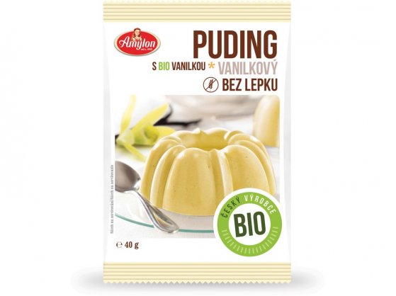 Puding vanilkový bezlepkový BIO 40 g AMYLON