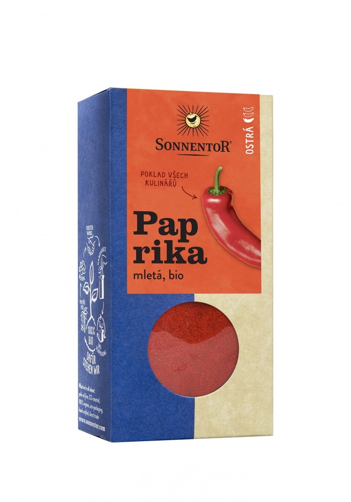 Paprika mletá pálivá BIO 50 g SONNENTOR
