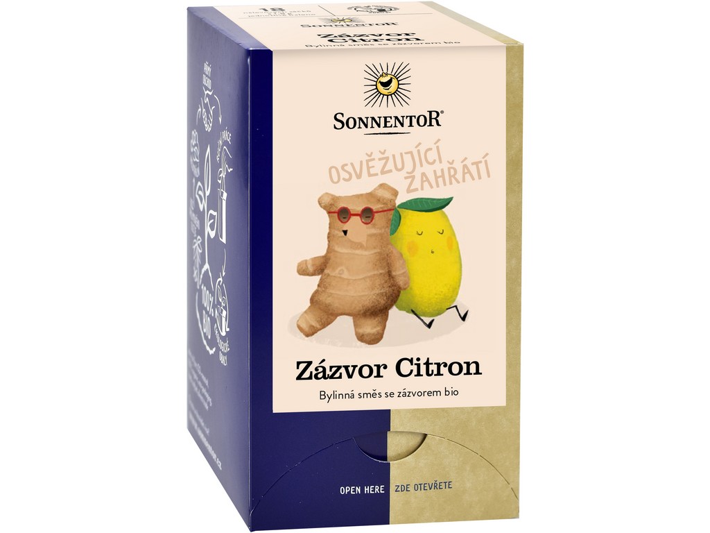 Zázvor Citron - bylinková zmes so zázvorom BIO 32 g SONNENTOR