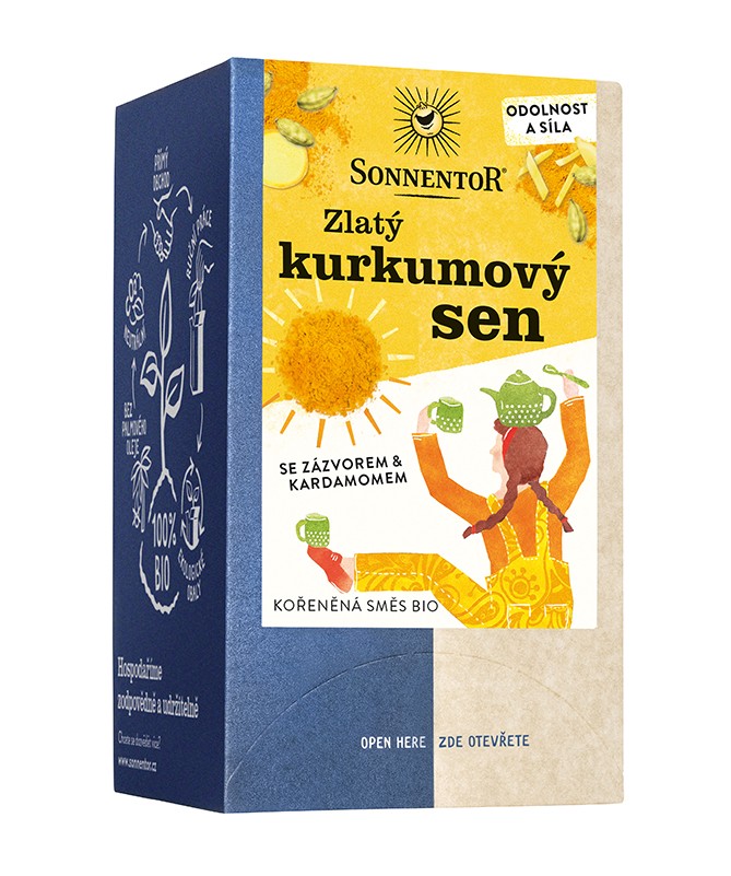 Zlatý kurkumový sen BIO 36 g SONNENTOR