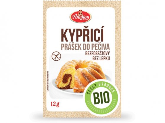 Kypriaci prášok do pečenia BIO bez lepku 12 g AMYLON