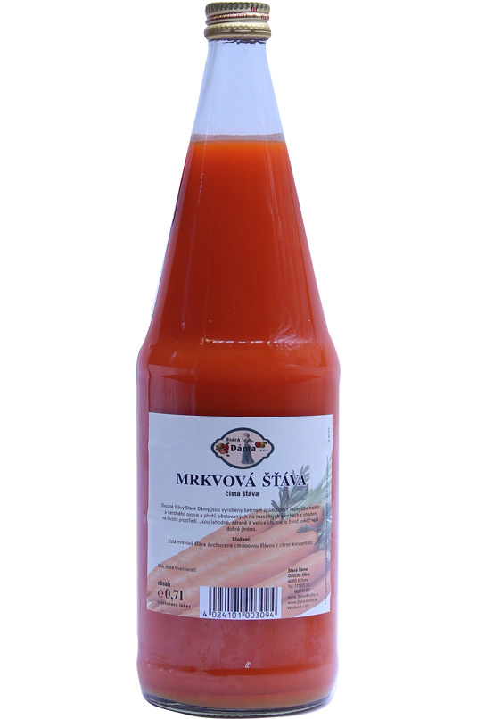 Stará dáma - Mrkvová šťáva BIO 700ml
