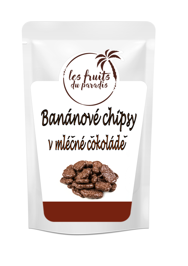 Banánove chipsy v čokoláde 500 g LES FRUITS DU PARADIS