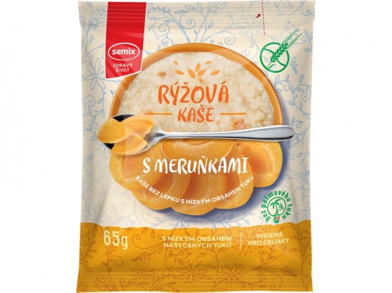 Ryžová kaša marhuľová 65 g SEMIX