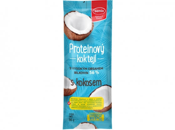 Proteínový kokteil s kokosom 30g , Semix 30 g SEMIX