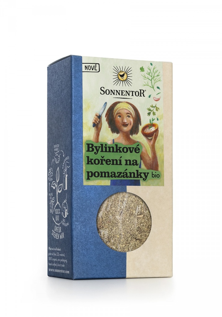 Bylinkové korenie na nátierky BIO 50 g SONNENTOR
