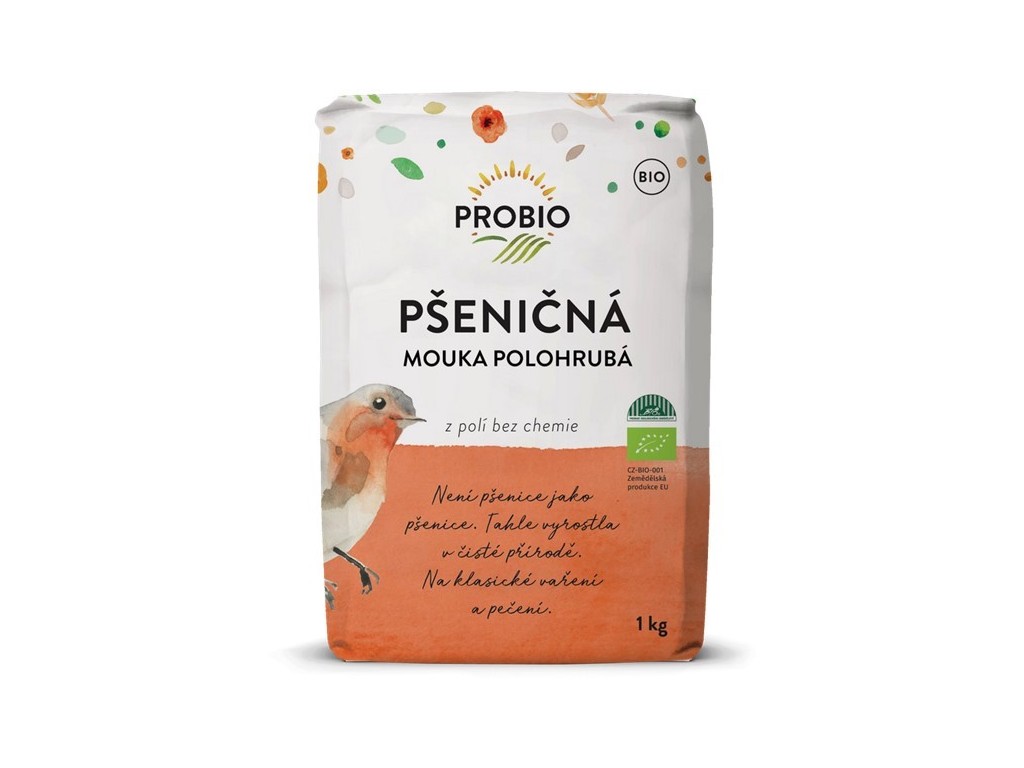 Polohrubá pšeničná múka BIO 1 kg PROBIO