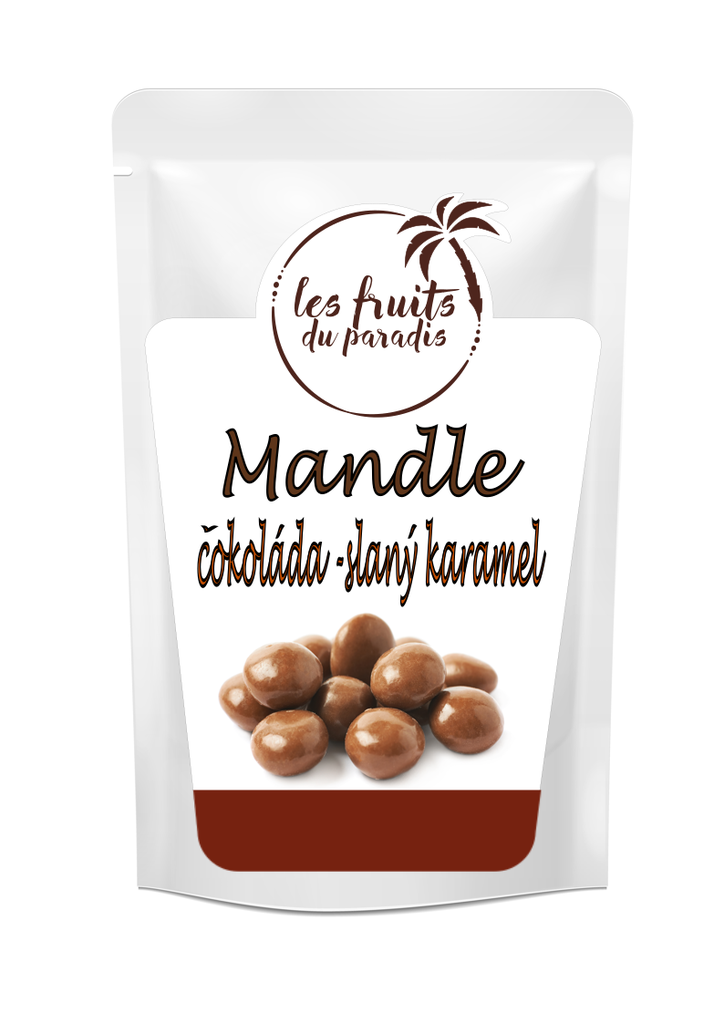 Mandle v čokoláde so slaným karamelom 1 kg LES FRUITS DU PARADIS