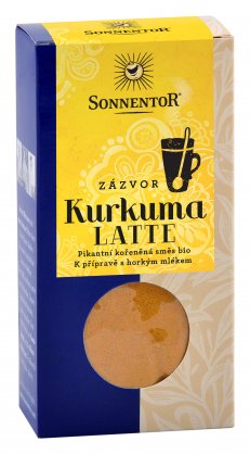 Kurkuma latte zázvor BIO 60 g SONNENTOR