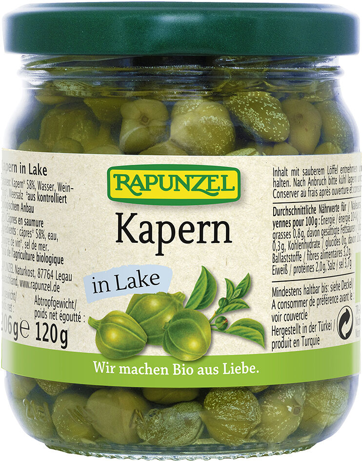 BIO kapary v slanom náleve RAPUNZEL 206 g RAPUNZEL