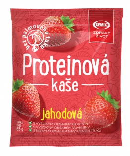 Proteínová kaša Jahoda 65g SEMIX 65 g SEMIX
