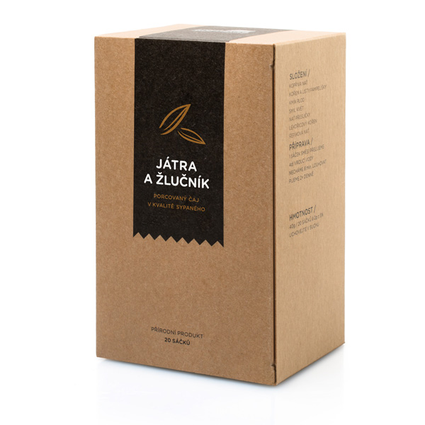 Bylinný čaj pečeň a žlčník AROMATICA 40 g AROMATICA