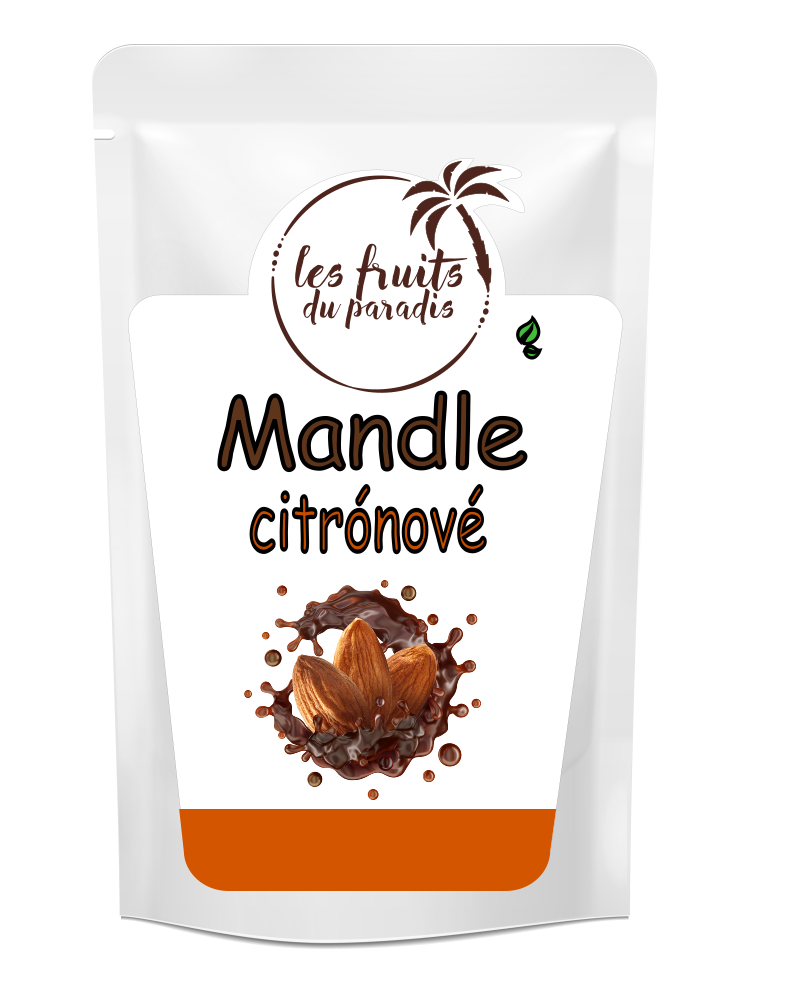 Mandle v čokoláde citrónové 500 g LES FRUITS DU PARADIS