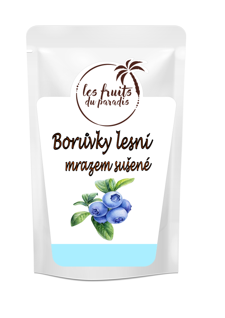 Čučoriedky lyofilizovné celé 40 g LES FRUITS DU PARADIS