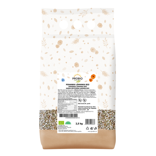 GASTRO - Lúpaná pohánka BIO 2.5 kg PROBIO