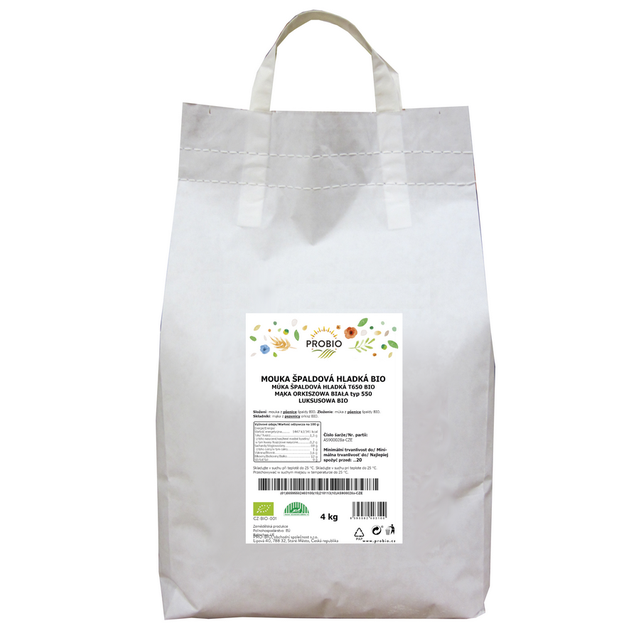 GASTRO - Hladká špaldová múka BIO 4 kg PROBIO