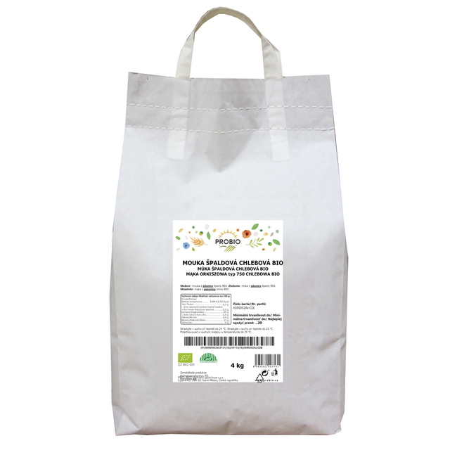GASTRO - Špaldová múka chlebová BIO 4 kg PROBIO