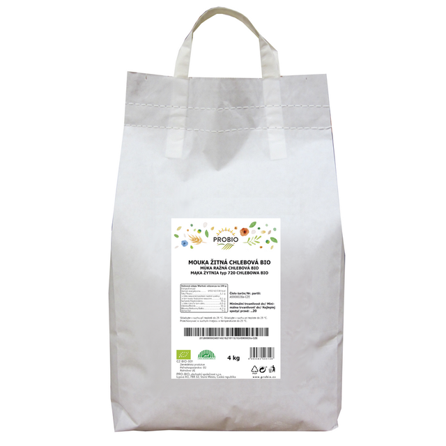 GASTRO - Ražná chlebová múka BIO 4 kg PROBIO