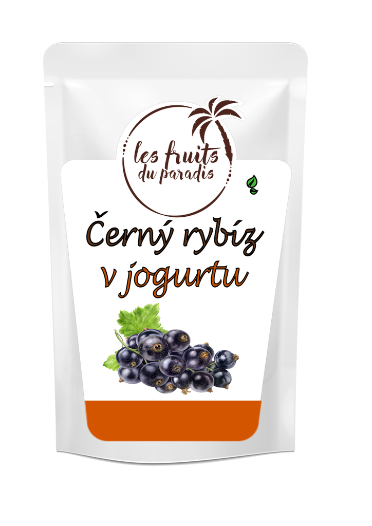 Čierne ríbezle v jogurte 200 g LES FRUITS DU PARADIS
