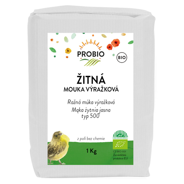 Ražná múka vyrážková BIO 1 kg PROBIO