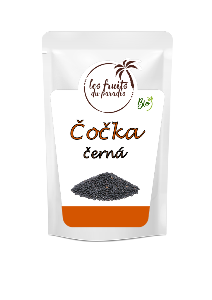Čierna šošovica BIO 3 kg LES FRUITS DU PARADIS