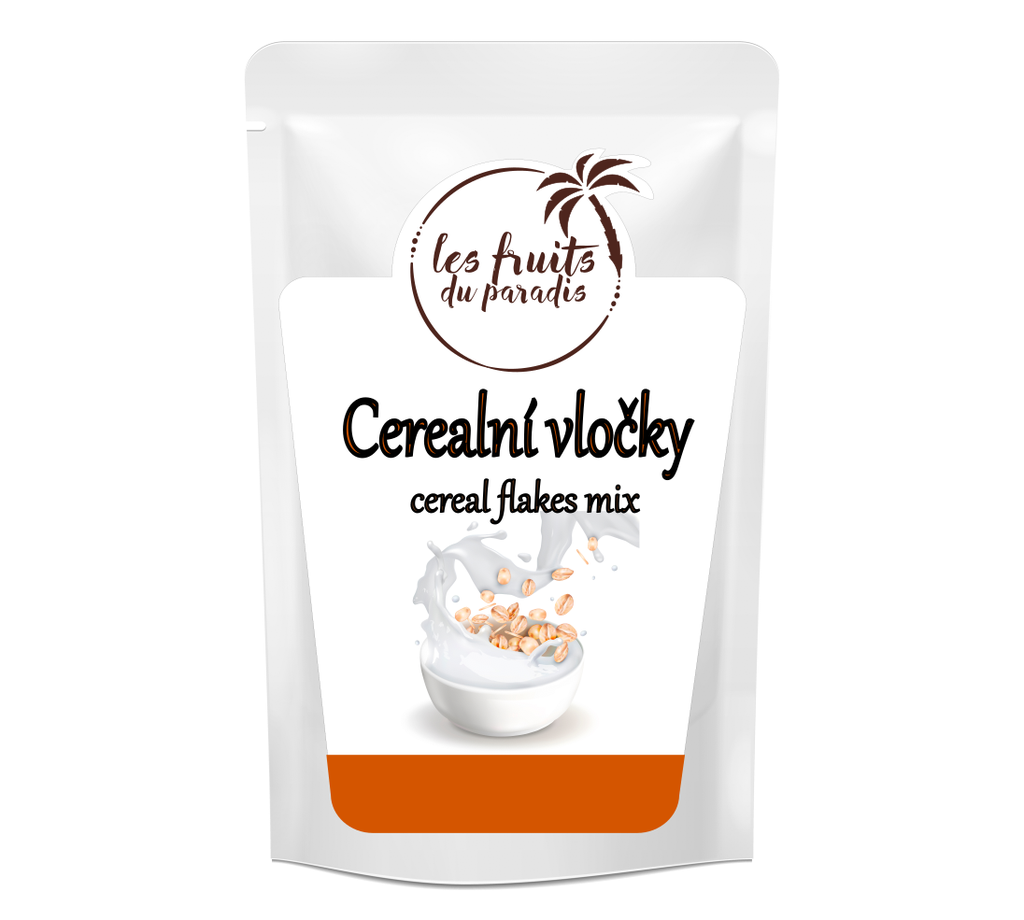 Obilné vločky - zmes 4 druhov 1 kg LES FRUITS DU PARADIS