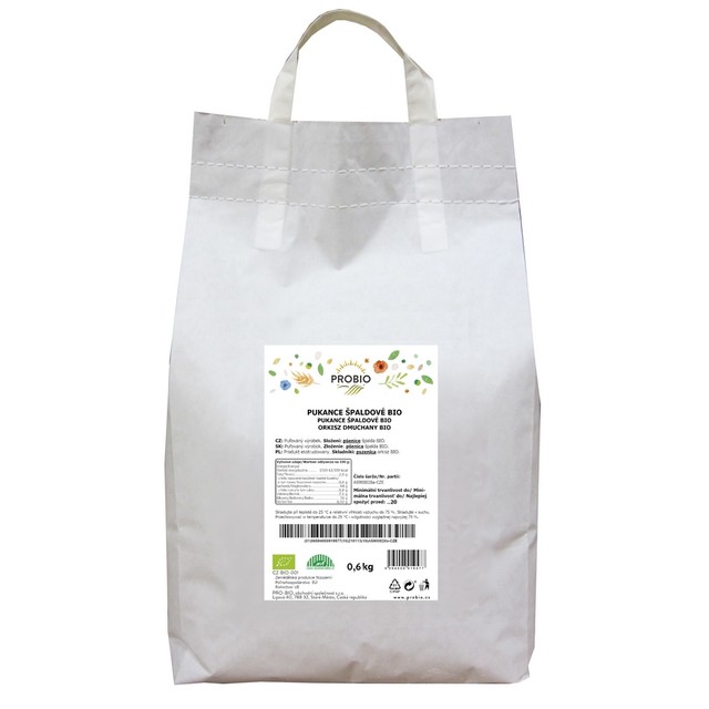 Špaldové pukance BIO 600 g PROBIO