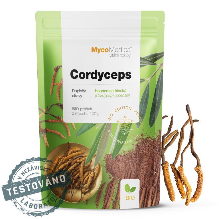Cordyceps prášok BIO 100 g MYCOMEDICA