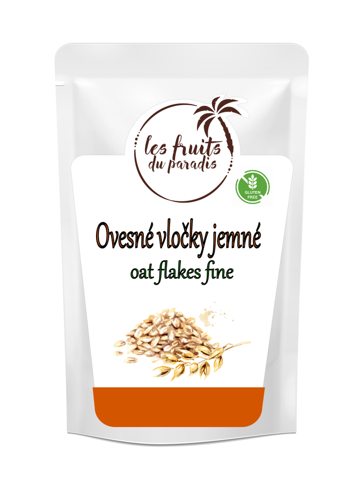 Ovsené vločky jemné bezlepkové 1 kg LES FRUITS DU PARADIS