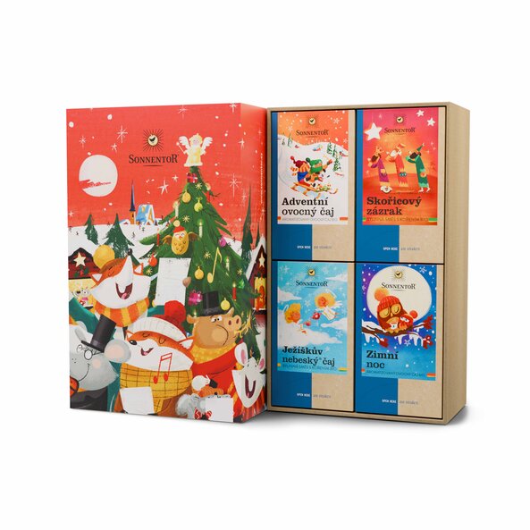 Kúzelné Vianoce - darčeková čajová krabička 155 g SONNENTOR