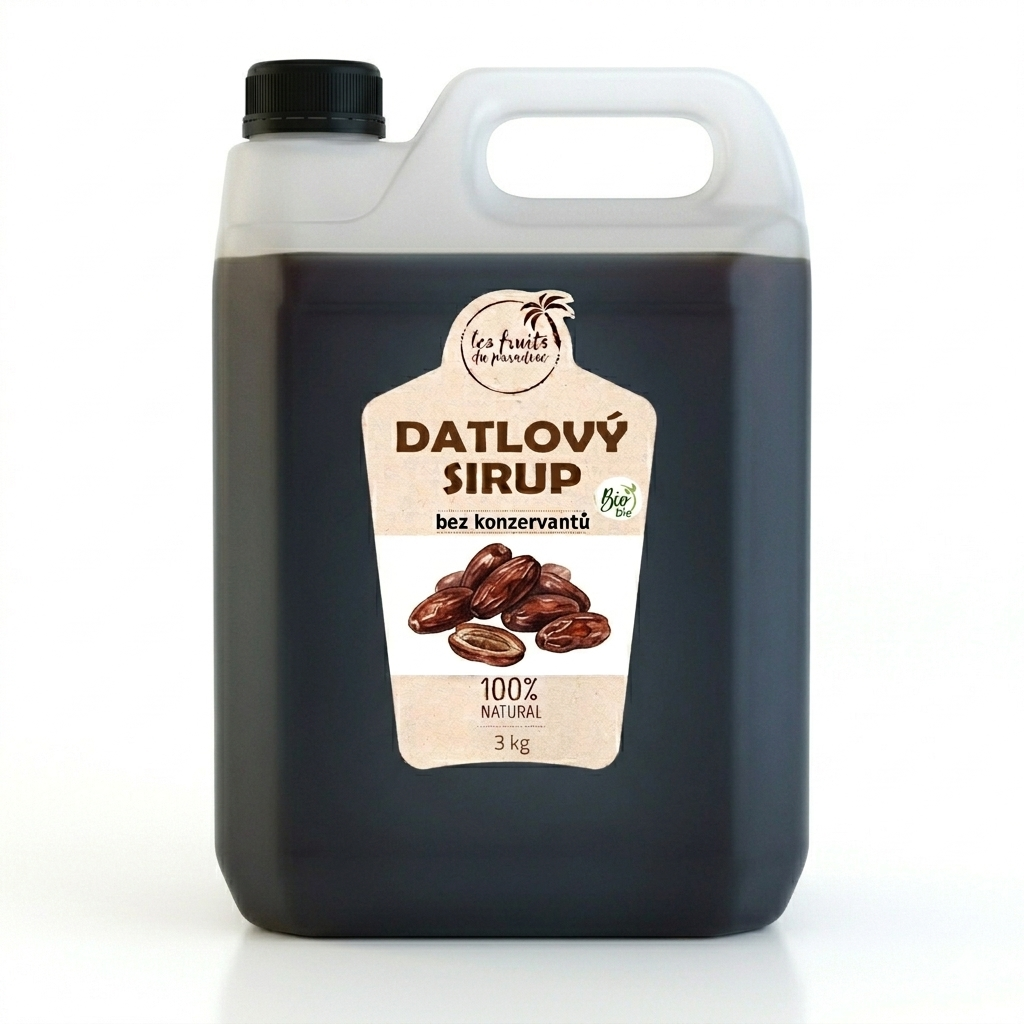 Datlový sirup Bio 3 kg LES FRUITS DU PARADIS