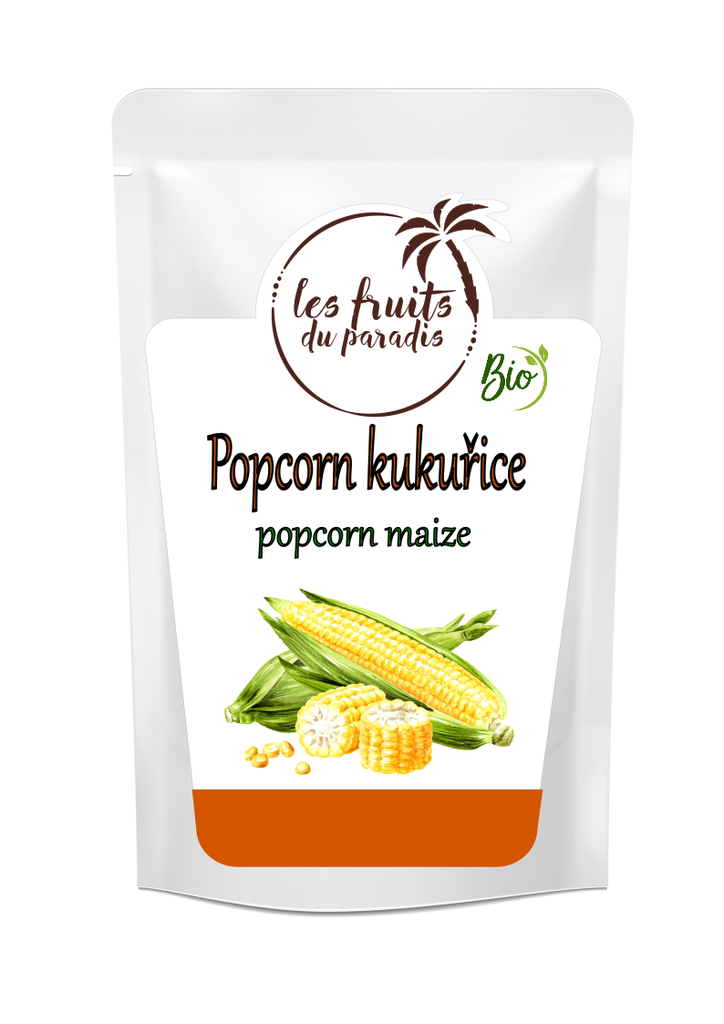 BIO popcorn kukurica 1 kg LES FRUITS DU PARADIS