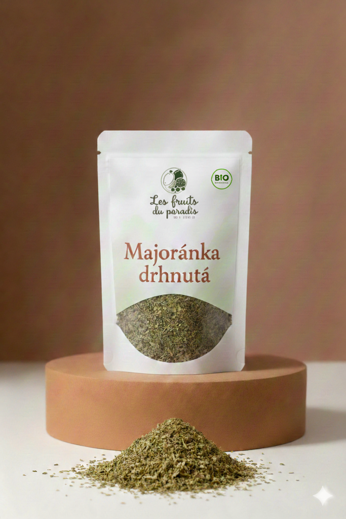 Majoránka drhnutá BIO 500 g LES FRUITS DU PARADIS