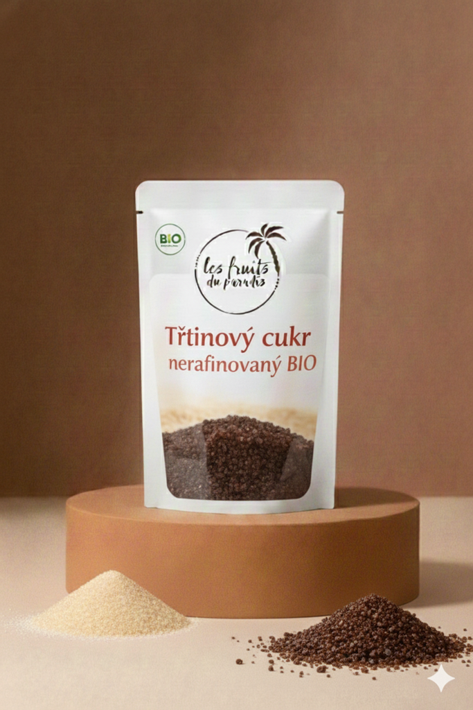 Trstinový cukor nerafinovaný BIO 500 g LES FRUITS DU PARADIS