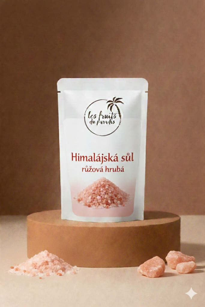 Himalájska soľ ružová hrubá 500 g LES FRUITS DU PARADIS