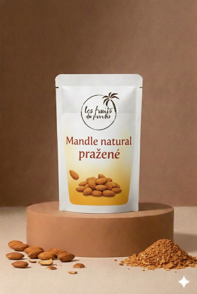 Mandle prírodné pražené CZ 500 g LES FRUITS DU PARADIS