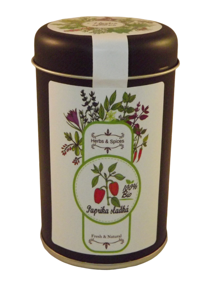 Mletá sladká paprika BIO 70 g LES FRUITS DU PARADIS