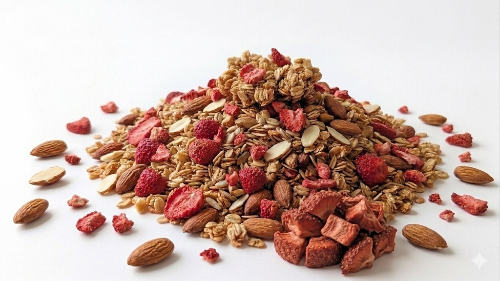 BioMusli mandle jahoda 2.5 kg LES FRUITS DU PARADIS