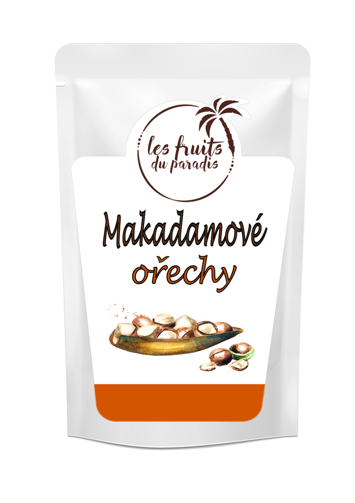 Makadamové orechy jumbo RAW 1 kg LES FRUITS DU PARADIS