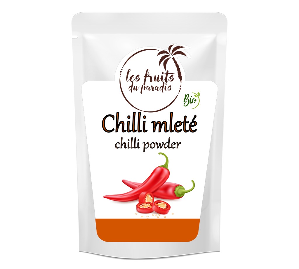Mleté chilli BIO 500 g LES FRUITS DU PARADIS
