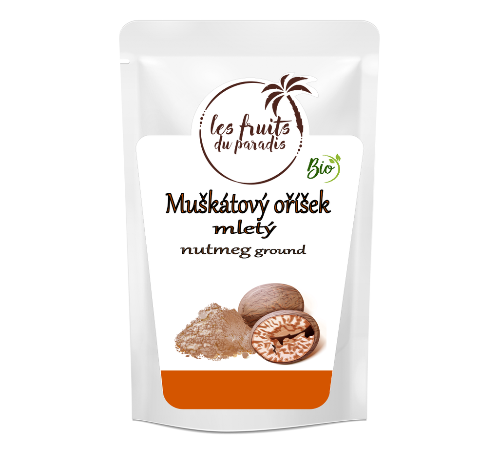 Muškátový oriešok mletý BIO 500 g LES FRUITS DU PARADIS